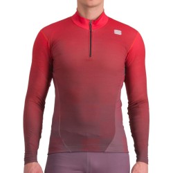 Sportful Squadra Race Jersey huckleberry / tango rød